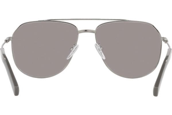 Sončna očala Prada PR59WS 08S06M Polarized Pilotska Srebrna