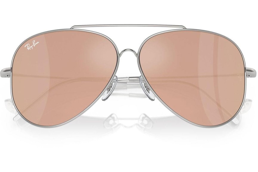 Sončna očala Ray-Ban Aviator Reverse RBR0101S 003/2O Pilotska Srebrna