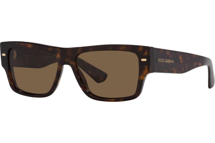 Sončna očala Dolce & Gabbana DG4451 502/73 Pravokotna Havana