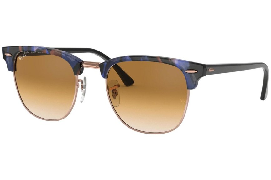 Sončna očala Ray-Ban Clubmaster Fleck RB3016 125651 Zgornji okvir Modra