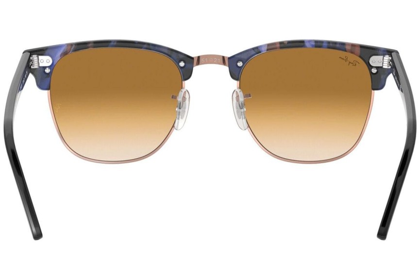 Sončna očala Ray-Ban Clubmaster Fleck RB3016 125651 Zgornji okvir Modra