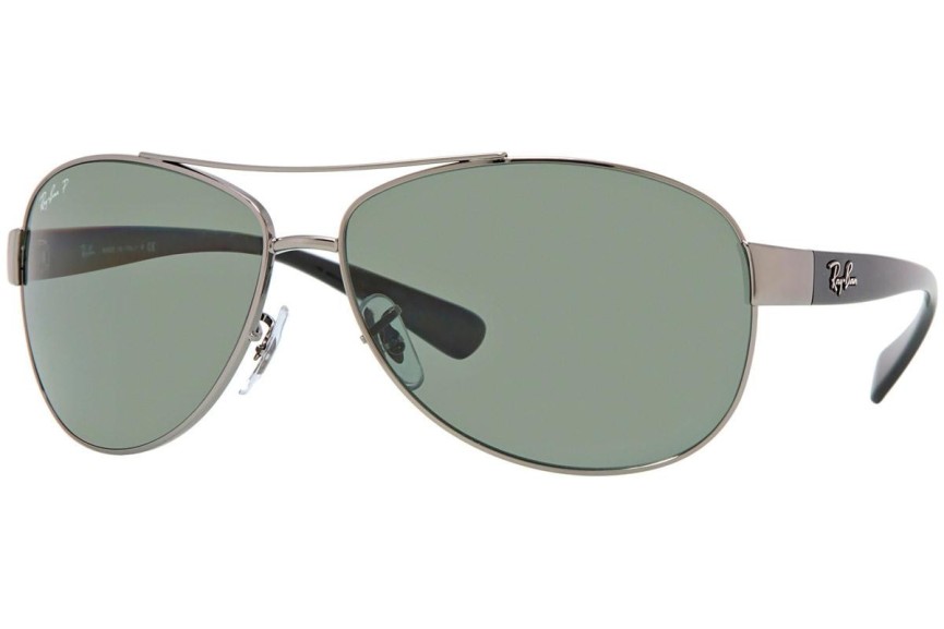 Sončna očala Ray-Ban RB3386 004/9A Polarized Pilotska Srebrna