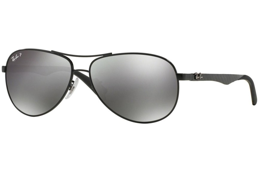 Sončna očala Ray-Ban Carbon Fibre RB8313 002/K7 Polarized Pilotska Črna