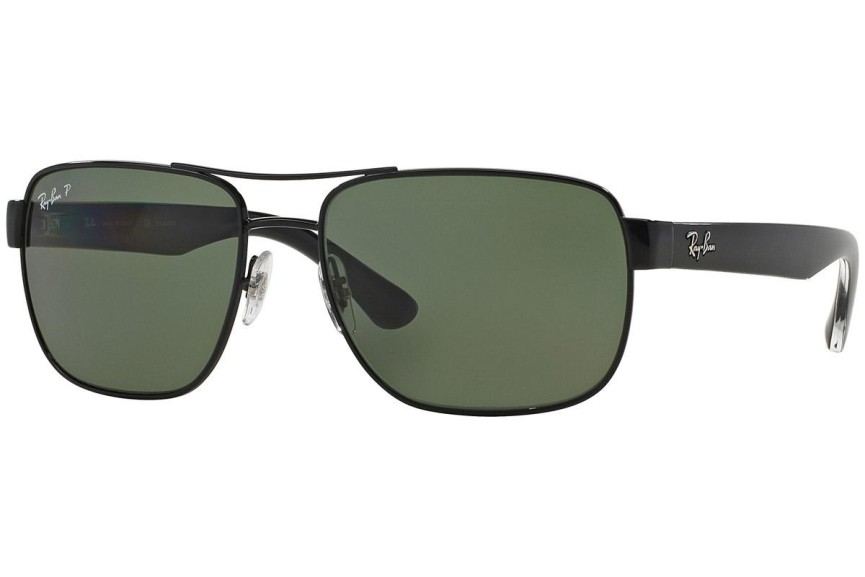 Sončna očala Ray-Ban RB3530 002/9A Polarized Pravokotna Črna