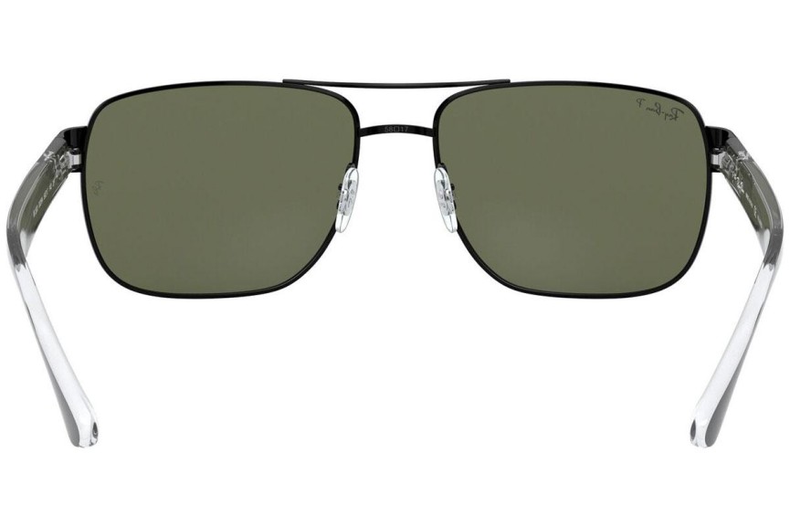 Sončna očala Ray-Ban RB3530 002/9A Polarized Pravokotna Črna