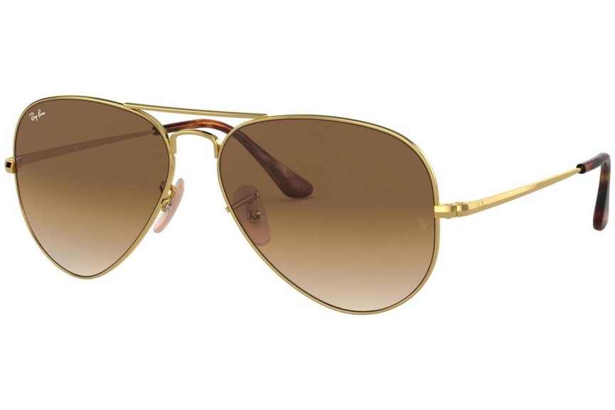 Sončna očala Ray-Ban Aviator Metal II RB3689 914751 Pilotska Zlata