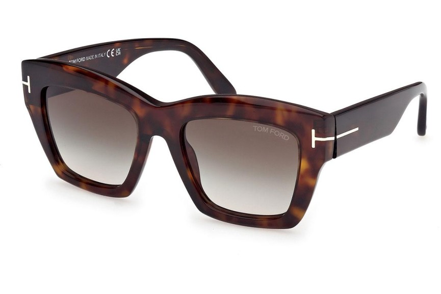 Sončna očala Tom Ford Luna FT1191 52B Cat Eye Havana