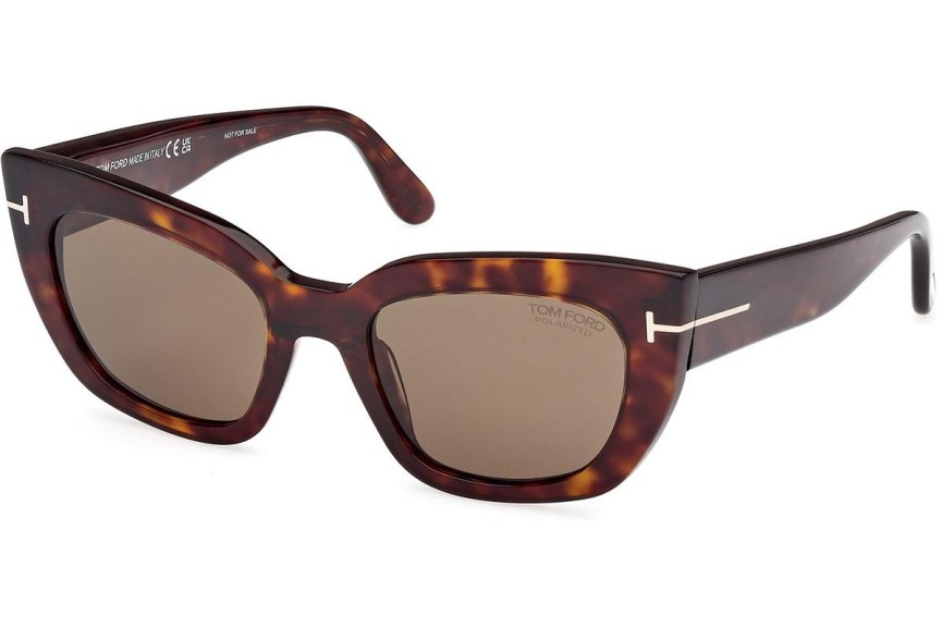 Sončna očala Tom Ford Athena FT1190 52H Polarized Cat Eye Havana