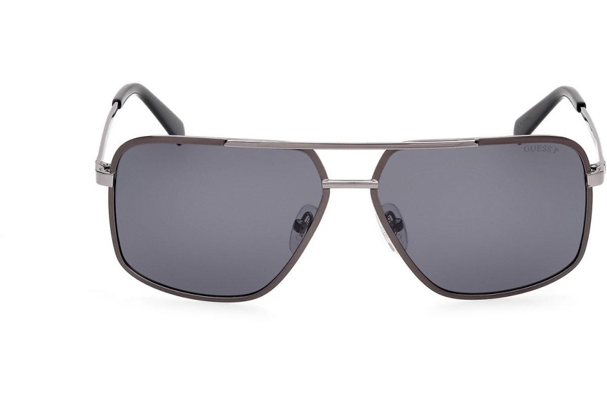 Sončna očala Guess GU00167 09D Polarized Pilotska Srebrna