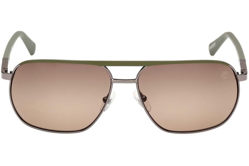 Sončna očala Timberland TB00027 06H Polarized Kvadratna Srebrna