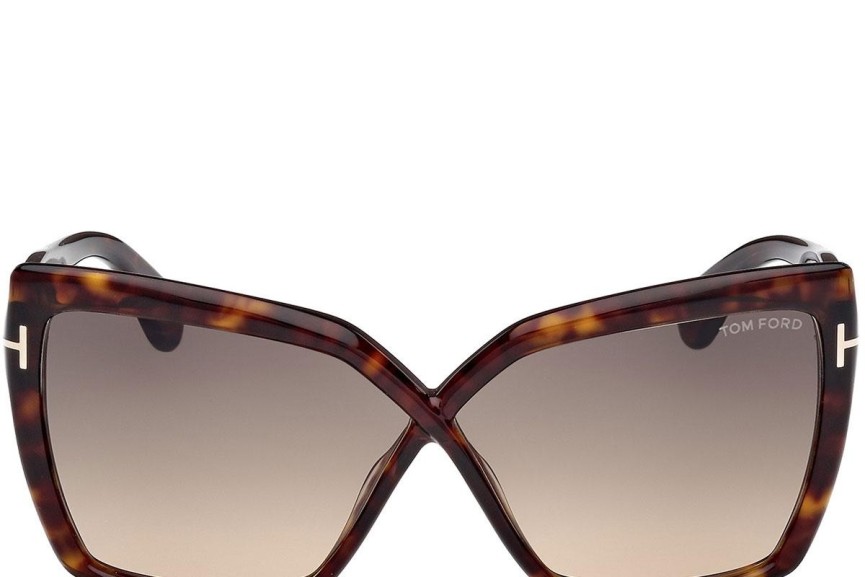 Sončna očala Tom Ford Fiore FT1195 52B Cat Eye Havana