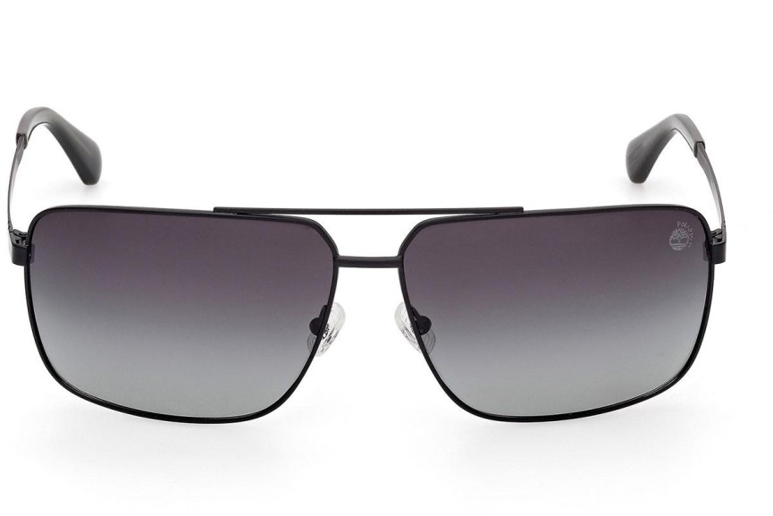 Sončna očala Timberland TB00030 02D Polarized Pilotska Črna