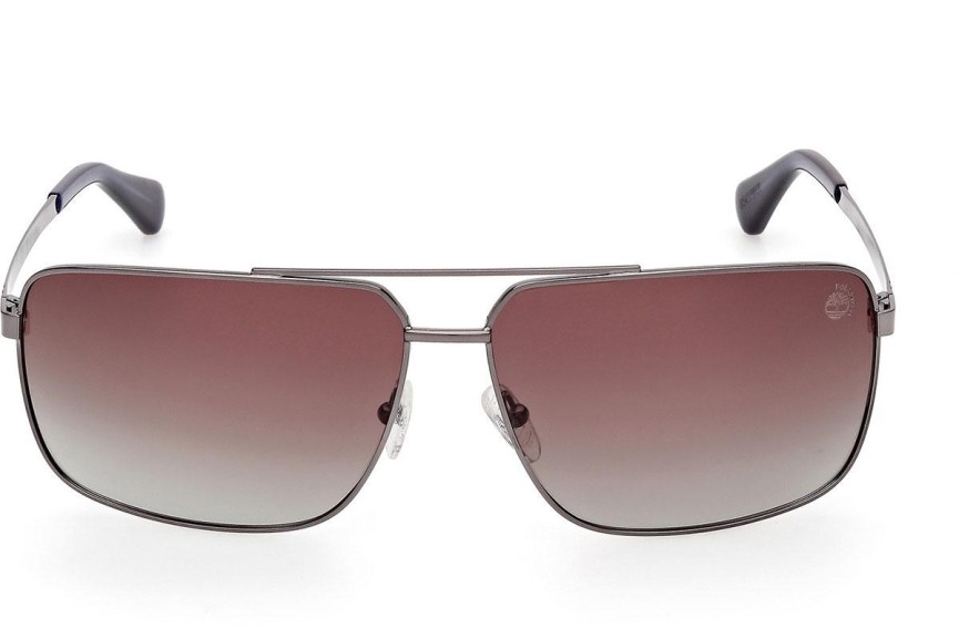 Sončna očala Timberland TB00030 06H Polarized Pilotska Srebrna