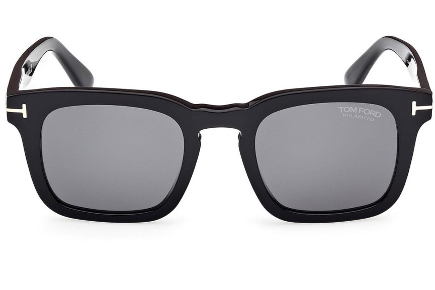 Sončna očala Tom Ford Dax FT0751 01D Polarized Kvadratna Črna