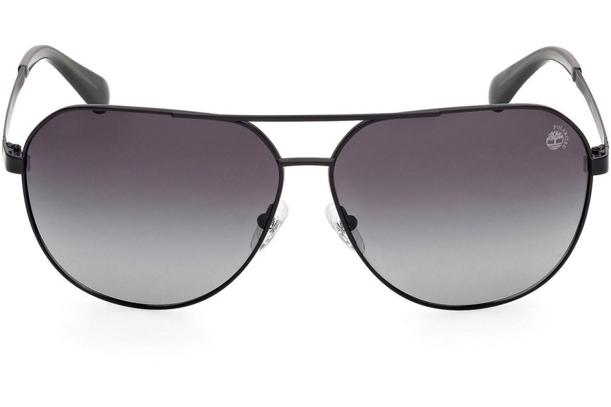 Sončna očala Timberland TB00029 02D Polarized Pilotska Črna