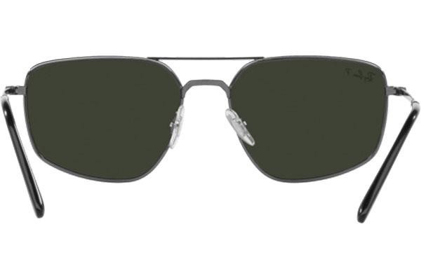 Sončna očala Ray-Ban RB3666 004/N5 Polarized Pravokotna Siva