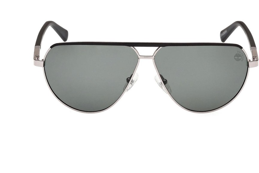 Sončna očala Timberland TB00028 08R Polarized Pilotska Srebrna