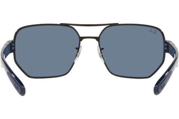 Sončna očala Ray-Ban RB3672 002/80 Pravokotna Črna