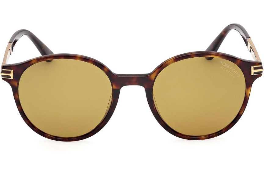 Sončna očala Tom Ford Araki FT1184 52H Polarized Okrogla Havana