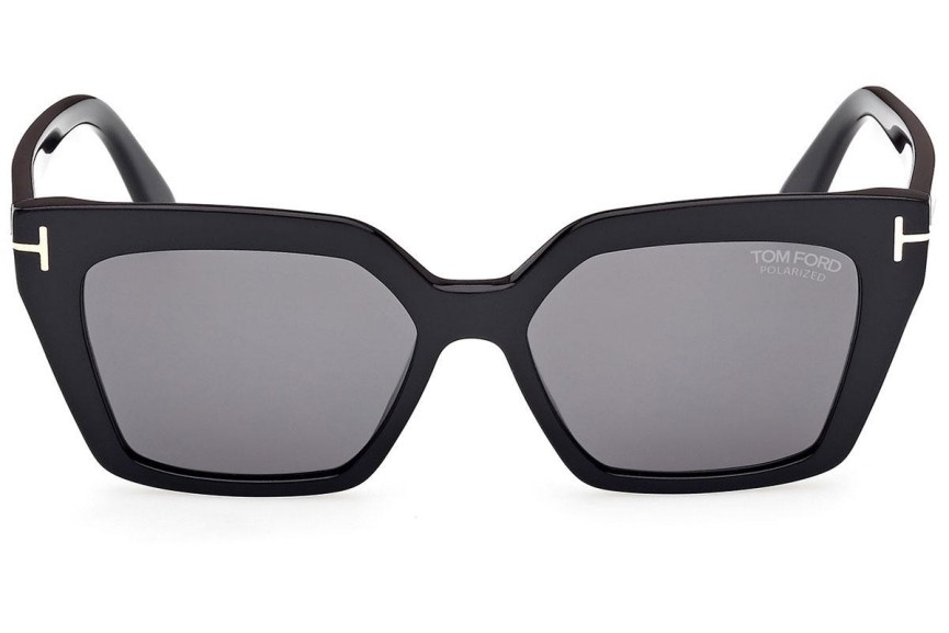 Sončna očala Tom Ford FT1030 01D Polarized Cat Eye Črna