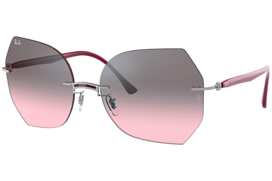 Sončna očala Ray-Ban Titanium Collection RB8065 003/H9 Cat Eye Srebrna