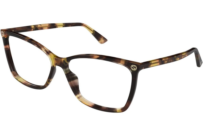 Očala Gucci GG0025O 014 Cat Eye Havana