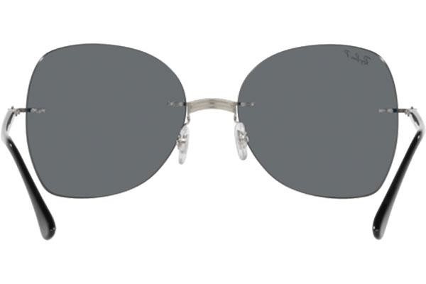 Sončna očala Ray-Ban Titanium Collection RB8066 003/81 Polarized Kvadratna Črna