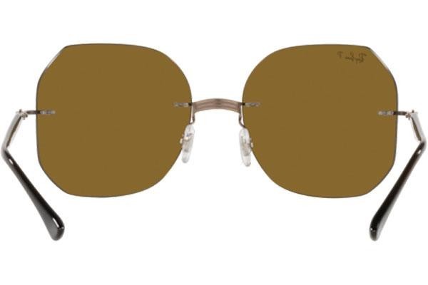 Sončna očala Ray-Ban Titanium Collection RB8067 155/83 Polarized Kvadratna Rjava