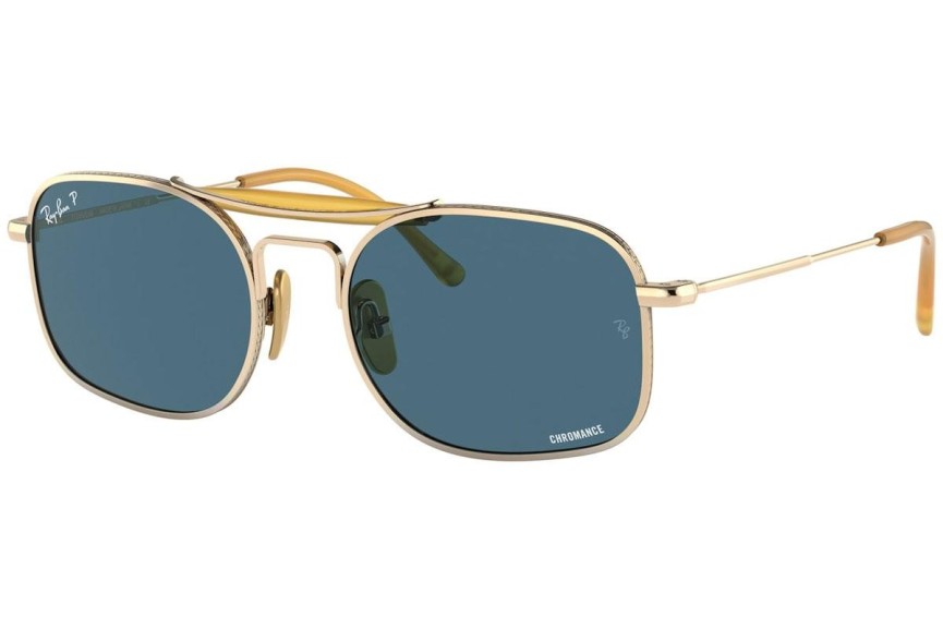 Sončna očala Ray-Ban Chromance Collection RB8062 9205S2 Polarized Kvadratna Zlata