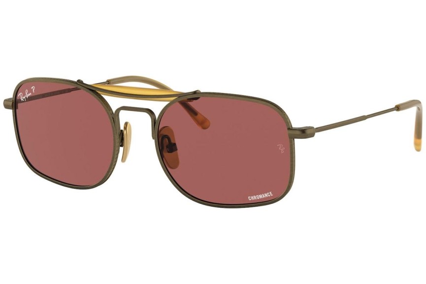 Sončna očala Ray-Ban Chromance Collection RB8062 9207AL Polarized Kvadratna Rjava