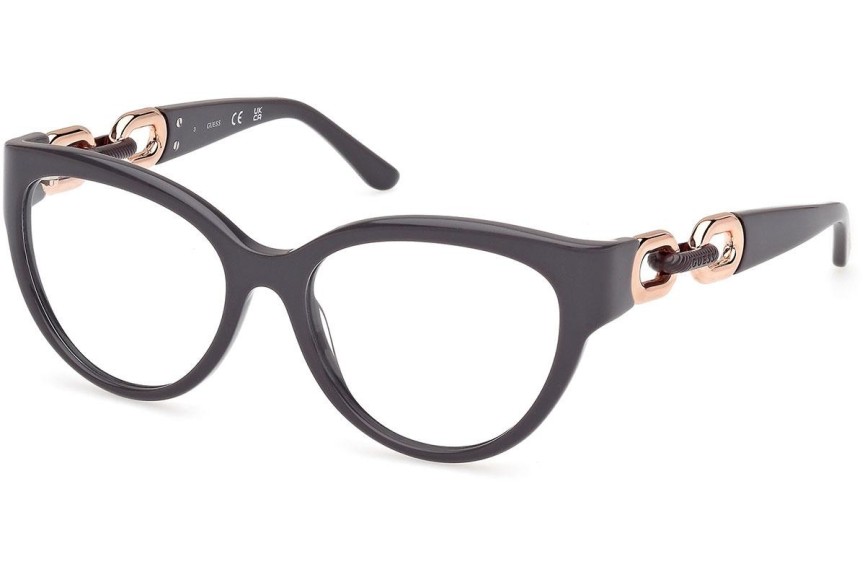 Očala Guess GU50182 020 Cat Eye Siva