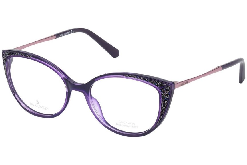 Očala Swarovski SK5362 081 Cat Eye Vijolična