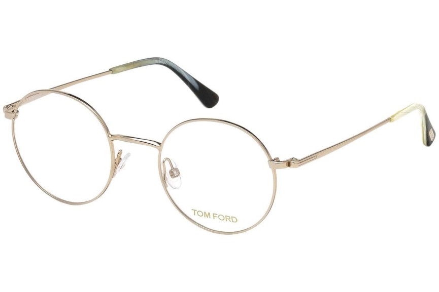 Očala Tom Ford FT5503 028 Okrogla Zlata