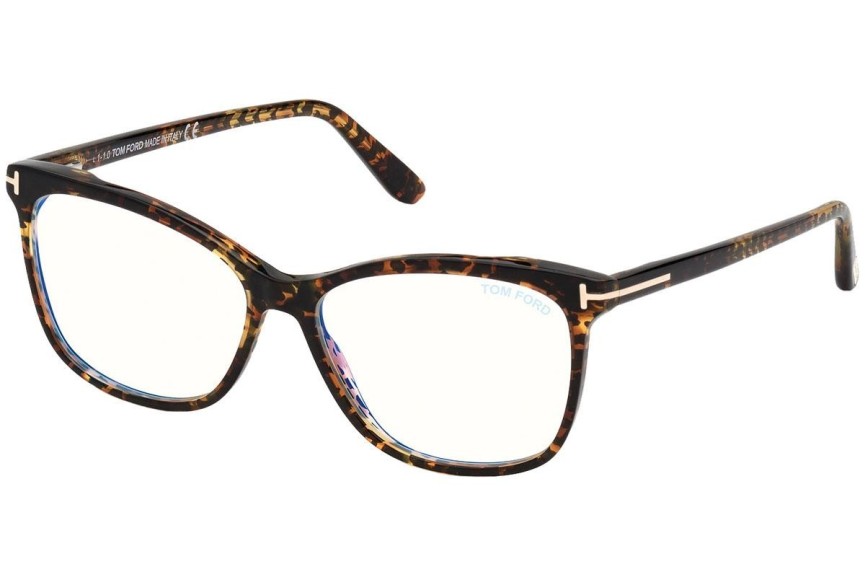 Očala Tom Ford FT5690-B 056 Cat Eye Havana