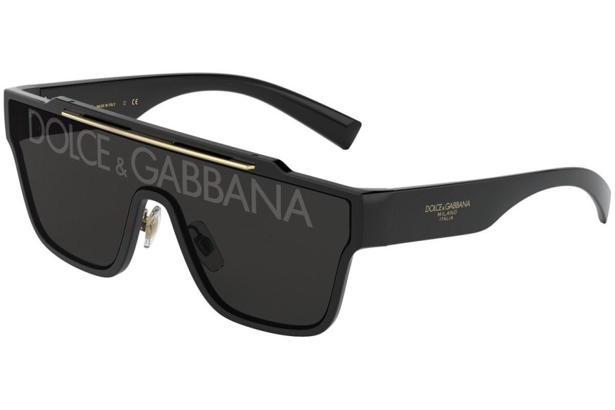 Sončna očala Dolce & Gabbana DG6125 501/M Enojna leča | Shield Črna