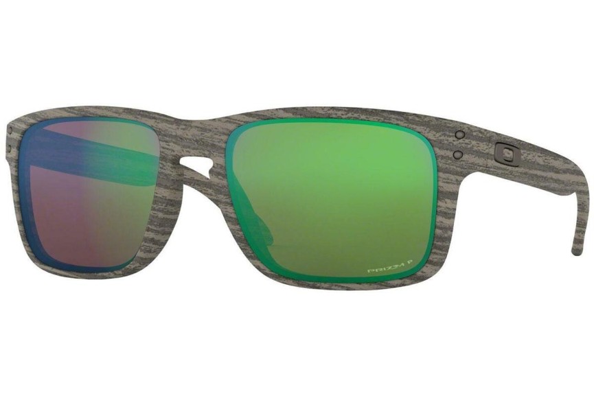 Sončna očala Oakley Holbrook OO9102-J8 Polarized Kvadratna Rjava