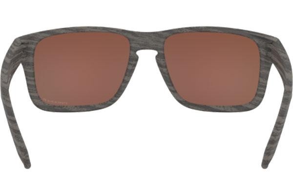 Sončna očala Oakley Holbrook XS OJ9007-11 Polarized Kvadratna Rjava