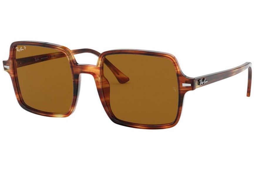 Sončna očala Ray-Ban Square II RB1973 954/57 Polarized Oversize Havana