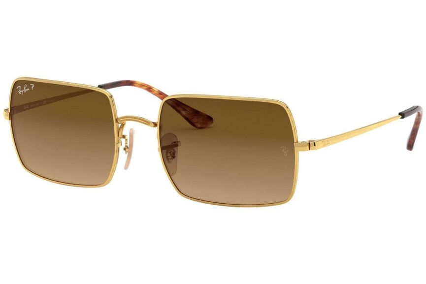 Sončna očala Ray-Ban Rectangle RB1969 9147M2 Polarized Kvadratna Zlata