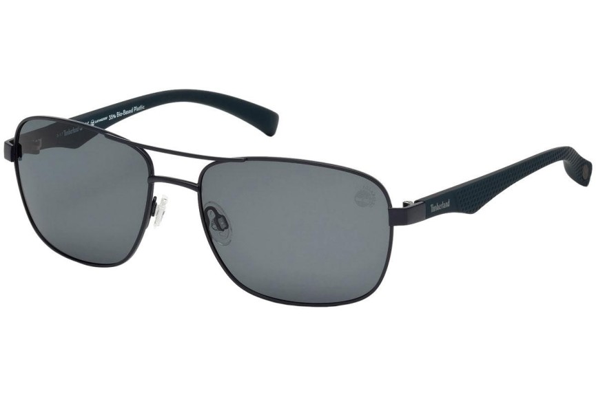 Sončna očala Timberland TB9136 91D Polarized Pilotska Modra