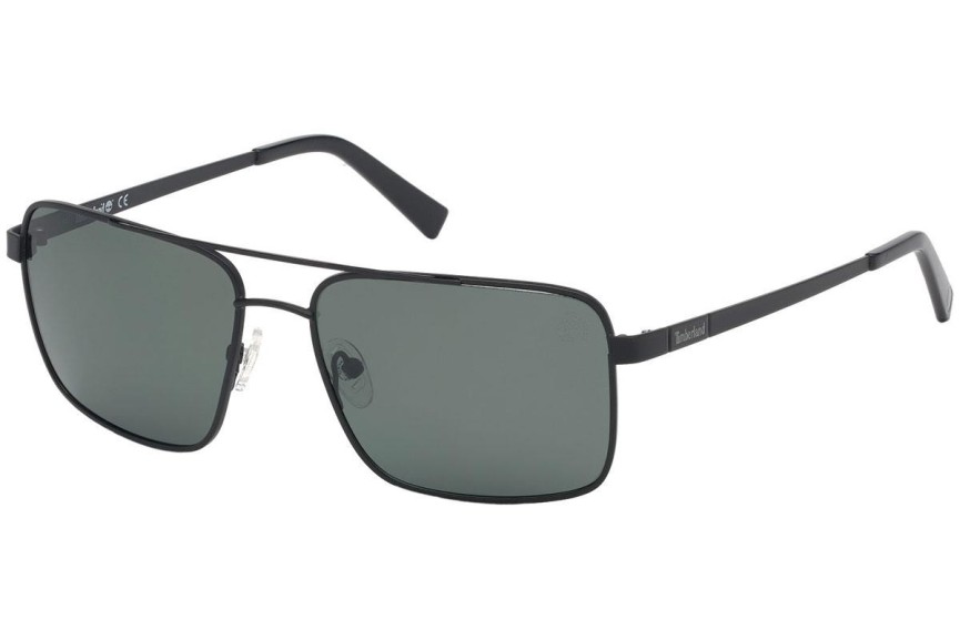 Sončna očala Timberland TB9187 02R Polarized Pilotska Črna