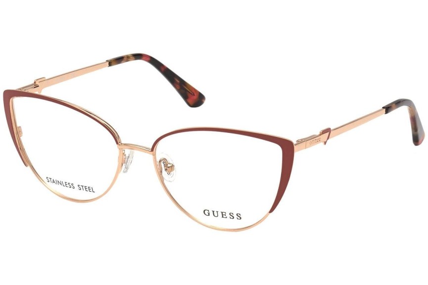 Očala Guess GU2813 070 Cat Eye Rdeča