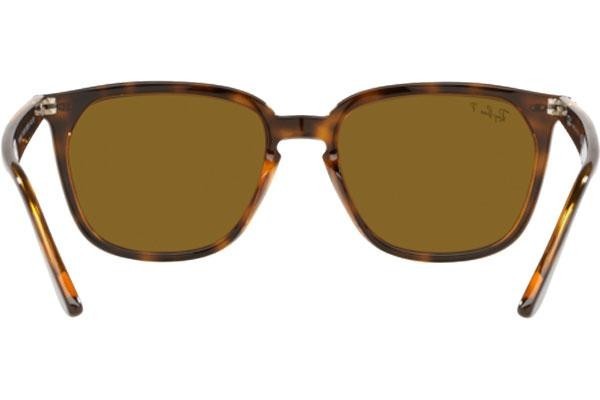 Sončna očala Ray-Ban RB4362 710/83 Polarized Kvadratna Havana