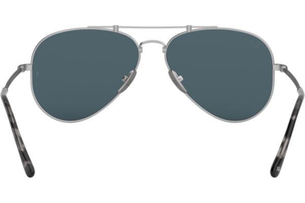 Sončna očala Ray-Ban Titanium Titanium Collection RB8125M 9165 Pilotska Srebrna