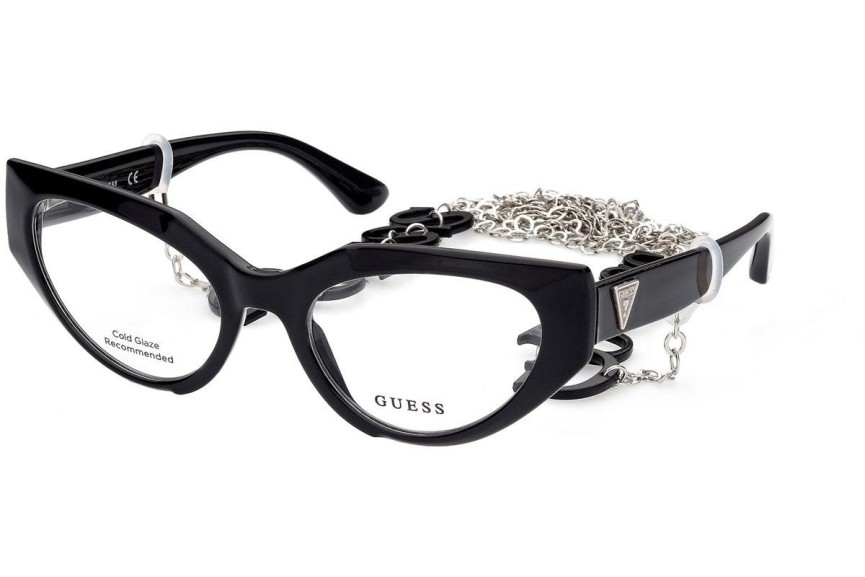 Očala Guess GU2853 001 Cat Eye Črna