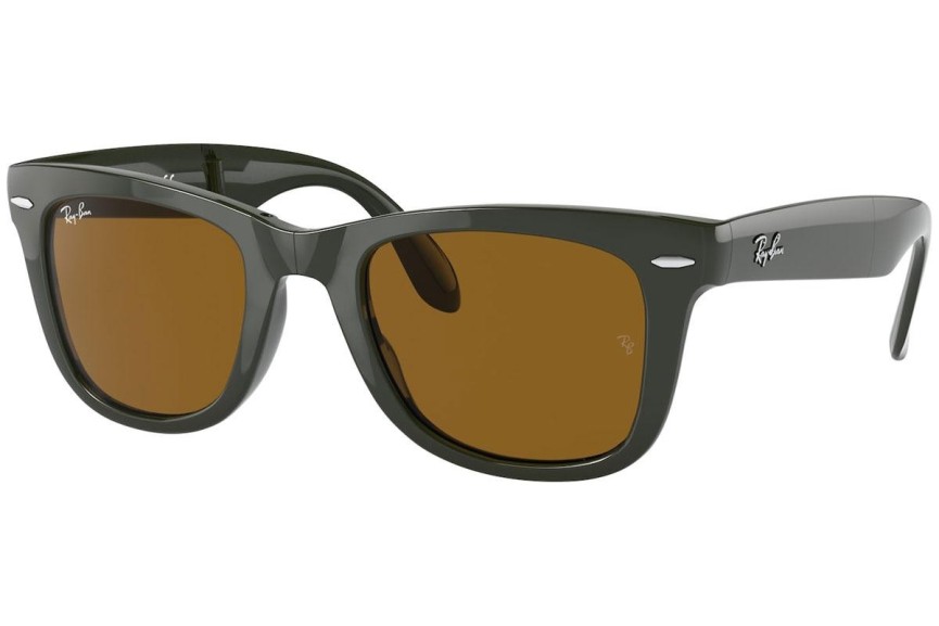 Sončna očala Ray-Ban Folding Wayfarer RB4105 657533 Kvadratna Zelena