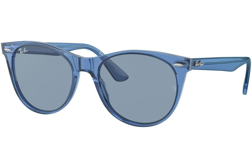 Sončna očala Ray-Ban Wayfarer II RB2185 658756 Kvadratna Modra