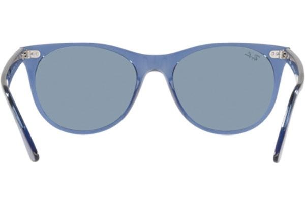 Sončna očala Ray-Ban Wayfarer II RB2185 658756 Kvadratna Modra