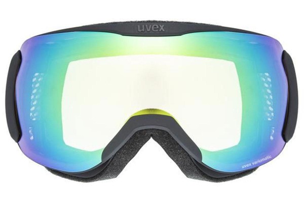 Smučarska očala uvex downhill 2100 V Black Mat S1-S3 Photochromic Enojna leča | Shield Črna