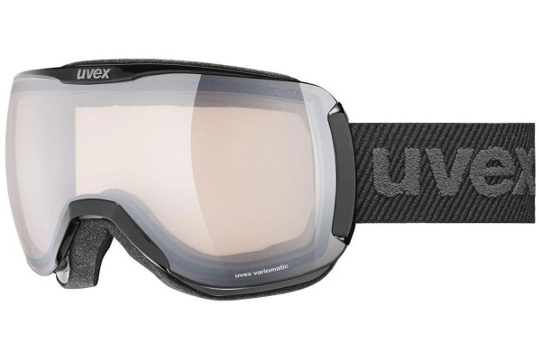 Smučarska očala uvex downhill 2100 V Black S1-S3 Photochromic Enojna leča | Shield Črna